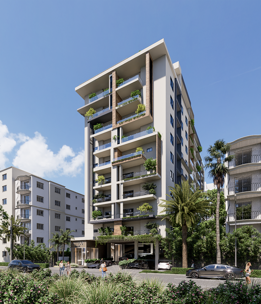 APARTAMENTOS DE 1, 2 Y 3 HABITACIONES EN PLANO EN BELLA VISTA, SANTO DOMINGO
