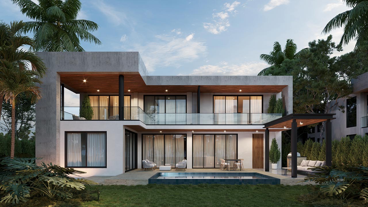 VILLA DE 5 HABITACIONES EN CONSTRUCCIÓN, PUNTA CANA VILLAGE